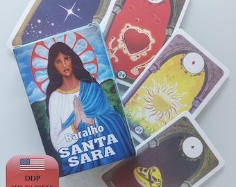 Saint Sara la Kali Tarot, Lenormand Cards, 36 Card Deck | Oracle | Romani Patron Saint