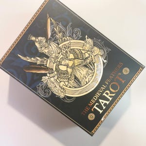 Medieval Tarot Deck for Divination and Tarot Readings | Medieval Feathers Tarot Cards