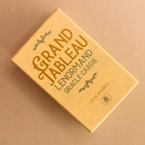 Cartas Lenormand | Grand Tableau Lenormand Oracle | | Baralho intuitivo de adivinhação para iniciantes e profissionais, presente para leitores de tarô