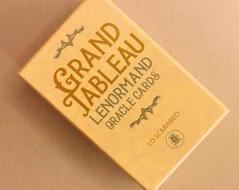 Cartas Lenormand | Grand Tableau Lenormand Oracle | | Baralho intuitivo de adivinhação para iniciantes e profissionais, presente para leitores de tarô