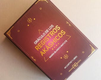 Akashic Records Oracle Cards in Spanish | 44-Card Divination Set | Past Life