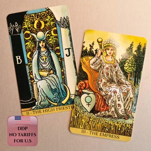 Carte dei Tarocchi Rider Waite Spirito Saggio Radiante / Letture Intuitive / Crescita Spirituale / Mazzo di 78 Carte