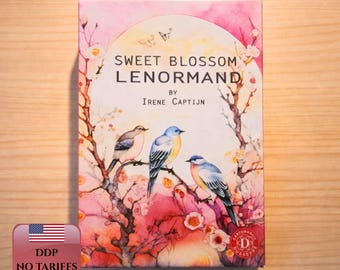 Lenormand Cards Sweet Blossom | Fortune Telling | 36 Card Deck | Love | Oracle Deck