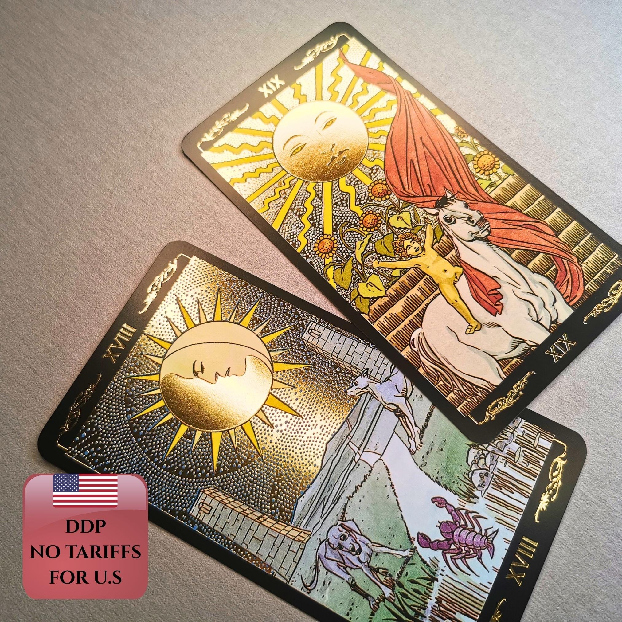 Golden rider tarot - Etsy 日本
