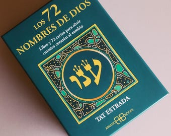 72 orakelkaarten met namen van God | Waarzeggerijset Kabbalah