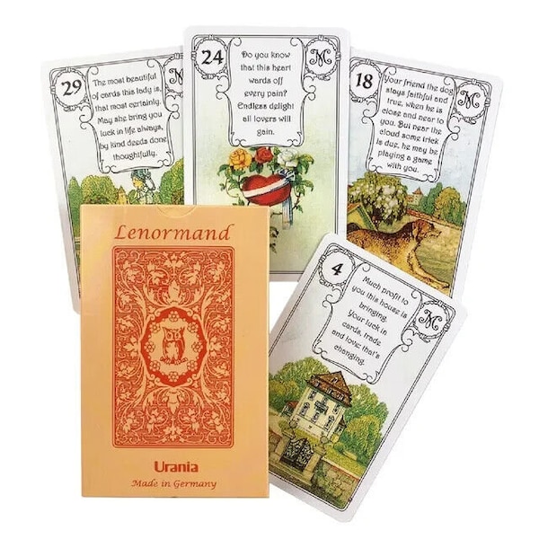 Lenormand Red Owl Cards