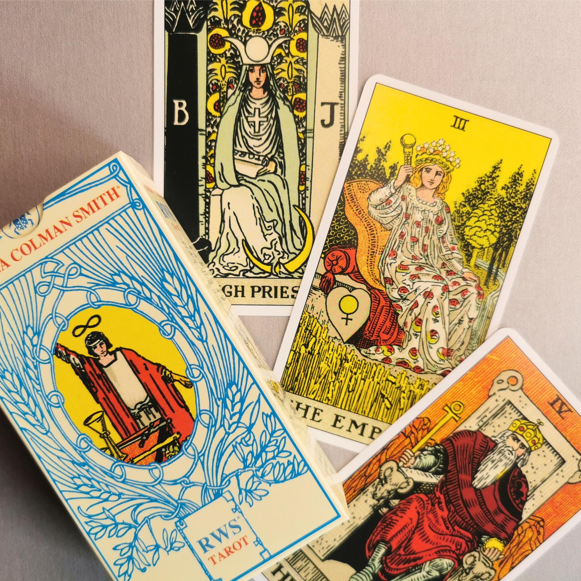 Smoostart 78 Cartes De Tarot Avec Guide, Jeu De Cartes De Tarot Hol Avec Boite Coloree Pour Debutants Et Joueurs Pr Amz