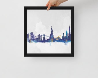 New York abstract skyline