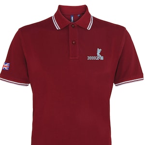 SALE: Men's 3XL Ska Shirt, Twin Tip Polo With Embroidered Logo, Retro Music T-Shirt, Ska-man, Keep The Faith, Old School, Personalised