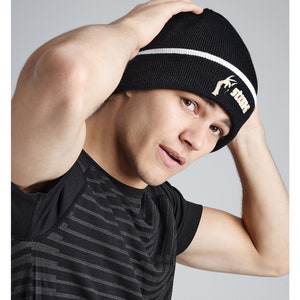 SALE: Unisex STAX Beanie Hat With Embroidered Logo - Keep The Faith, Mod Inspired, Northern Soul Warmth, Ska Man, Classic Motown Style