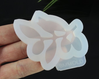 Olive Branch Mold | Silicone Resin Mold for Keychains, Pendants, UV Resin, Epoxy Crafts