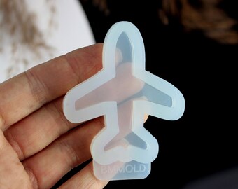 Airplane Keychain Mold | Silicone Mold for Resin Pendants | Epoxy UV Resin Mold