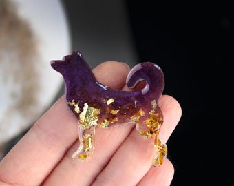 Dog Keychain Mold | Silicone Resin Mold for Pendants & Keychains | Epoxy UV Resin Mold