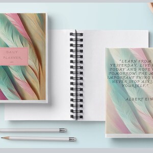 Daily Planner 2023 Feather Style