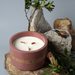 Vegan Scented Soy Wax Candle | 400g Round Deco Candle | Perfect Gift for Birthdays