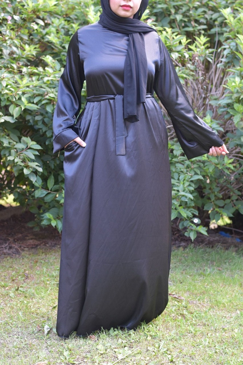 Abaya with best sale belt