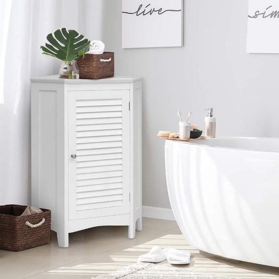Buy Triangle Bathroom Cabinet Corner Storage Cabinet With Shutter Door and Adjustable Shelf Side Cabinet Unit for Living Room Kitchen Hallway Online in India Etsy
