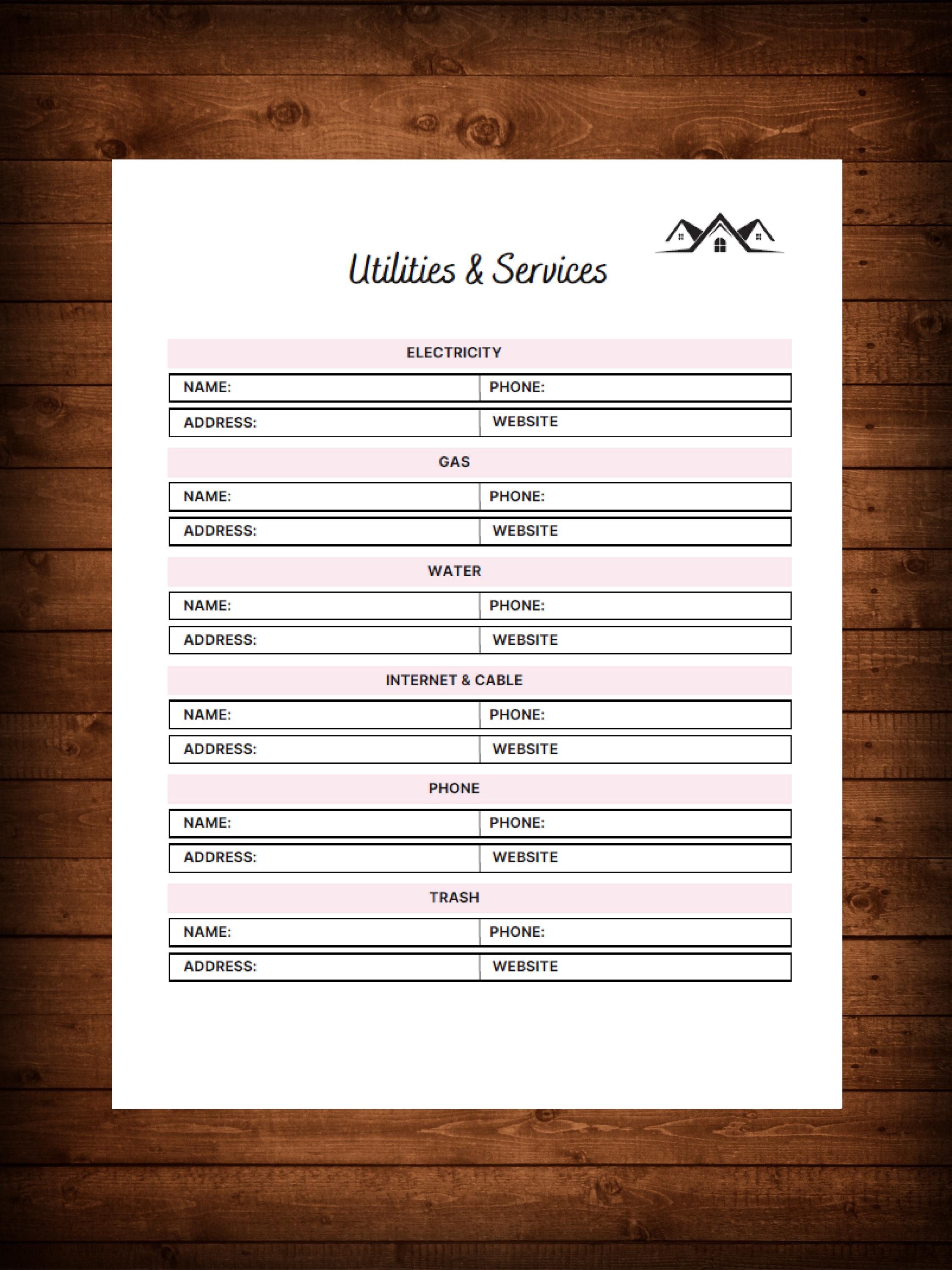Ultimate Moving Planner Printable | Digital Moving Planner | Change of ...