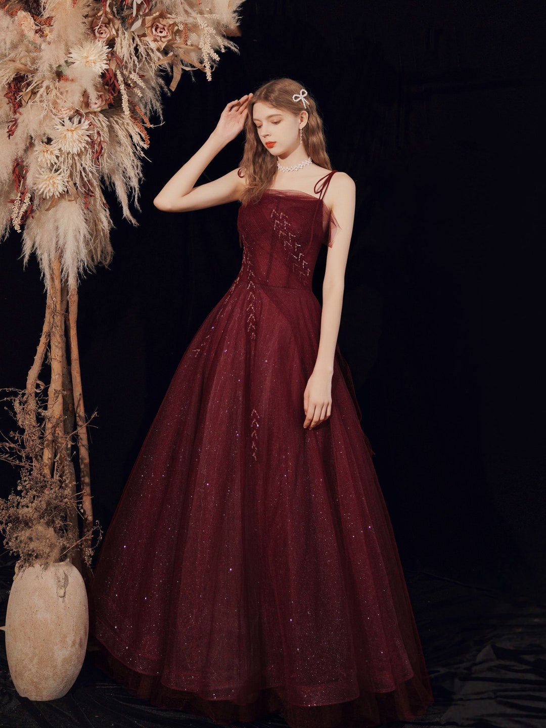 Tulle Prom Evening Dresses main image 1