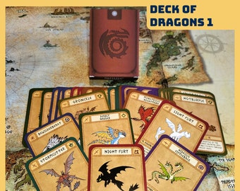 HTTYD Deck of Dragons (How To Train Your Dragon Cards)