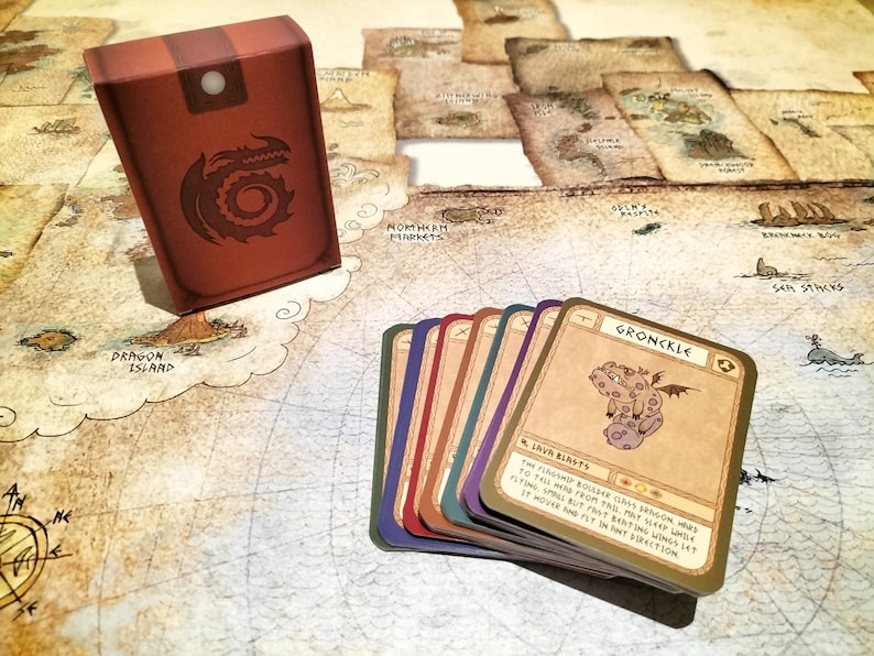 HTTYD Deck of Dragons how to Train Your Dragon Cards Etsy