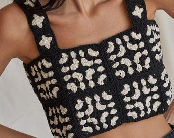 Handmade Organic Cotton Crop Top – Anti-Pilling, Lightweight & Stylish Design