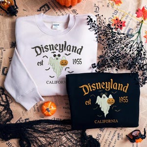 Embroidered Disneyland Halloween Shirt,Disneyland Sweatshirt,Halloween Sweatshirt,Mickey Halloween,Disneyland Vacation Shirt ESN2425-2426