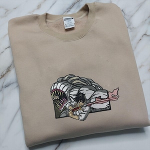 Yuta JJK Embroidered Sweatshirt, Perfect Gift for Anime Fans, Stylish Anime Embroidered Clothing , Anime Tee EJUJU107