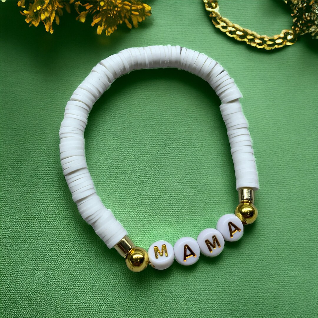 Personalized Name Bracelet Custom Word Bracelet Letter Bead Bracelet ...