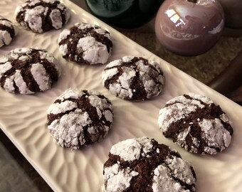 Chocolate biscotti / chocolate cookies / chocolate cookies / chocolate bovist