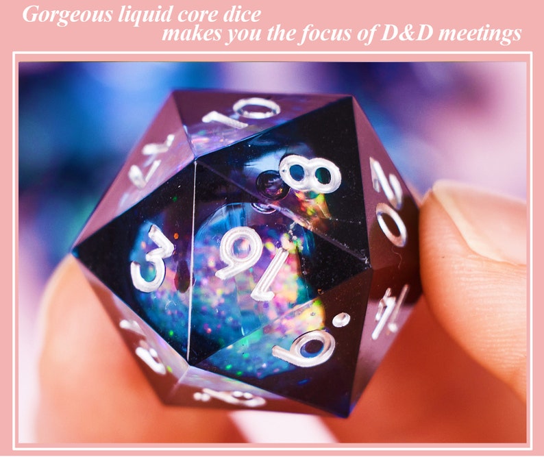 Dnd Dice Set Liquid Core for Role Playing Games Etsy UK