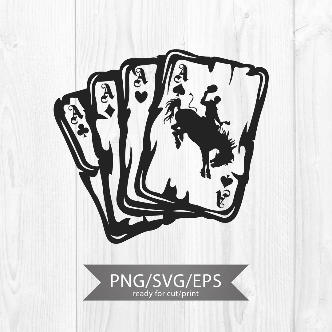 Cowboy Playing Cards Svg, Cowgirl Svg, Cowboy Png, Rodeo Svg, Horse ...