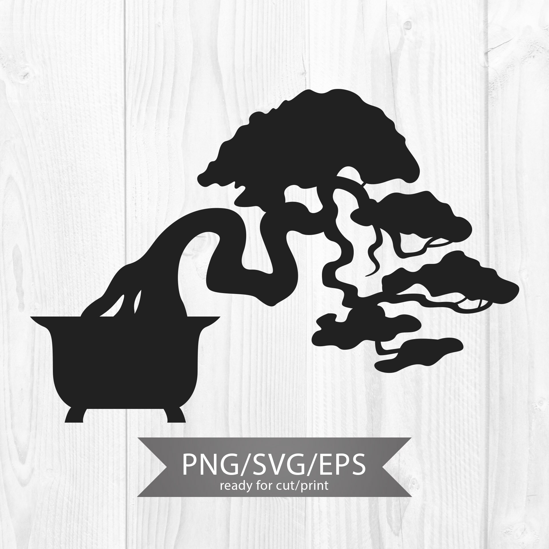 Bonsai Svg, Bonsai Tree Svg, Vector Image Etsy