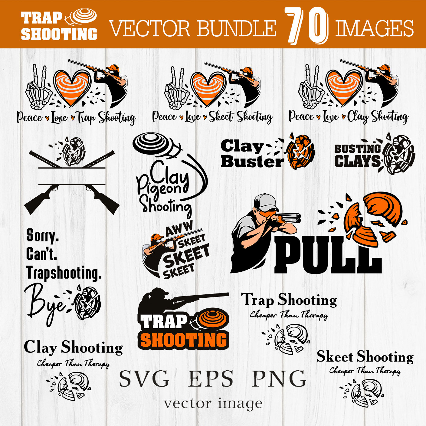 Trap Shooting Svg Pull Svg Trapshooting Bundle Clay Quote - Etsy Australia