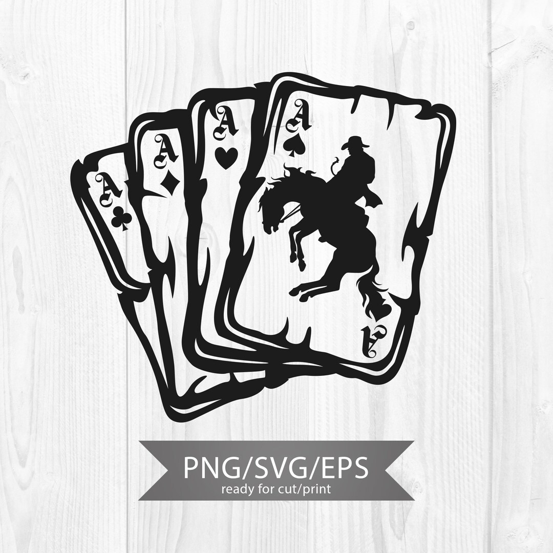 Cowboy Playing Cards Svg, Cowgirl Svg, Cowboy Png, Rodeo Svg, Horse ...