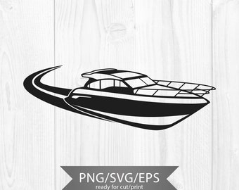 Transport Boats Logo Svg Speed Boat Logo Svg Speedboat Svg - Etsy