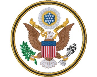 Great Seal of the United States Digital Embroidery Design
