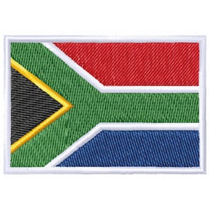 Flag of South Africa Digital Embroidery Design