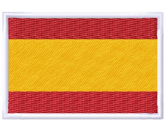 Flag of Spain Digital Embroidery Design