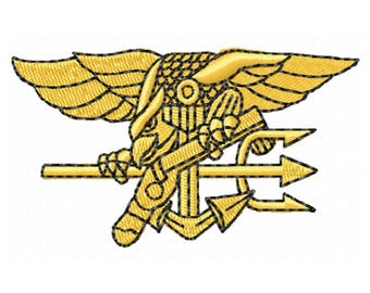 US Navy Seals Logo Digital Embroidery Design