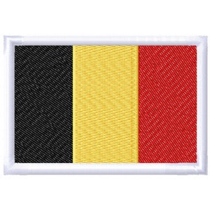 Flag of Belgium Digital Embroidery Design