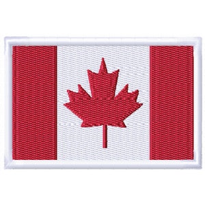 Flag of Canada Digital Embroidery Design
