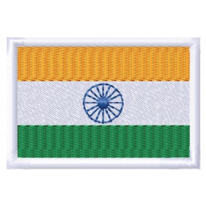 Flag of India Digital Embroidery Design