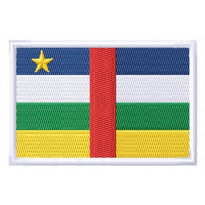Flag of Central African Republic Digital Embroidery Design