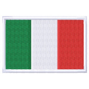Flag of Italy Digital Embroidery Design