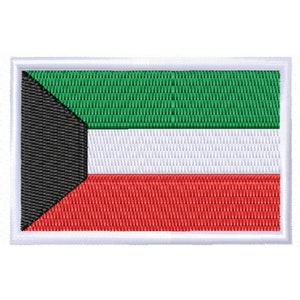 Flag of Kuwait Digital Embroidery Design