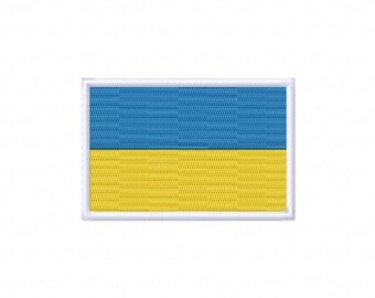 Flag of Ukraine Digital Embroidery Design