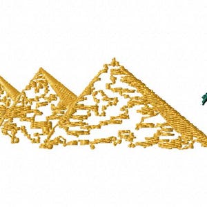 Pyramids Embroidery Egyptian Giza Pyramids Embroidery Design (digital Download) - Etsy UK