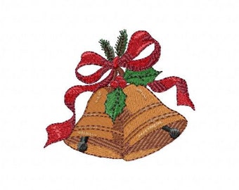 Christmas Jingle Bells Digital Embroidery Design