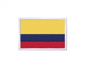 Flag of Colombia Digital Embroidery Design